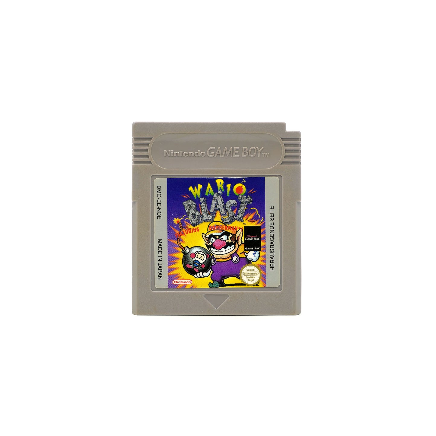 Wario Blast Spiel für Gameboy - Vorderseite