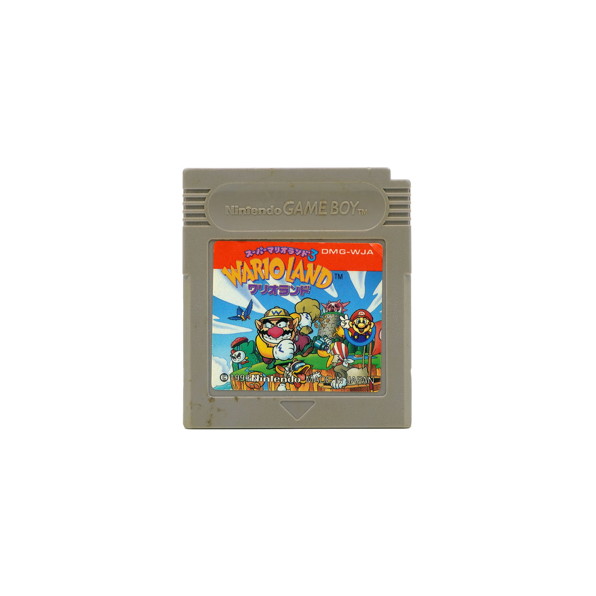 Wario Land: Super Mario Land 3 Modul für Nintendo Game Boy in gebrauchtem Zustand JAP - Vorderseite