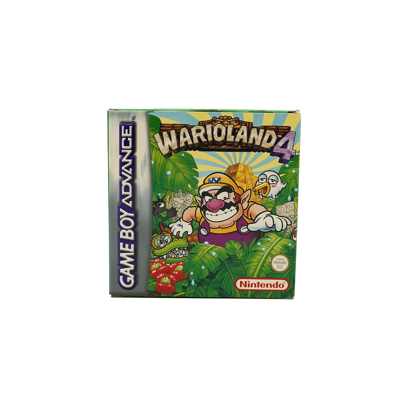 Wario Land 4 Spiel für Game Boy Advance in Originalverpackung - Vorderseite