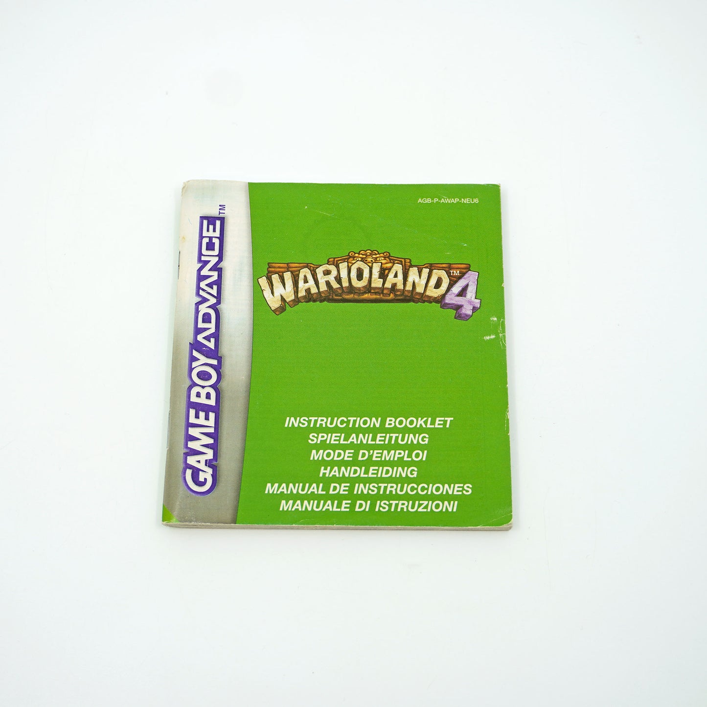 Wario Land 4 Game Boy Advance Anleitung - Vorderseite