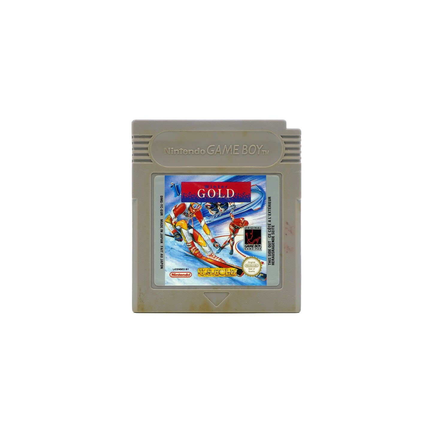 Winter Gold Spiel für Gameboy in gebrauchtem Zustand - Vorderseite