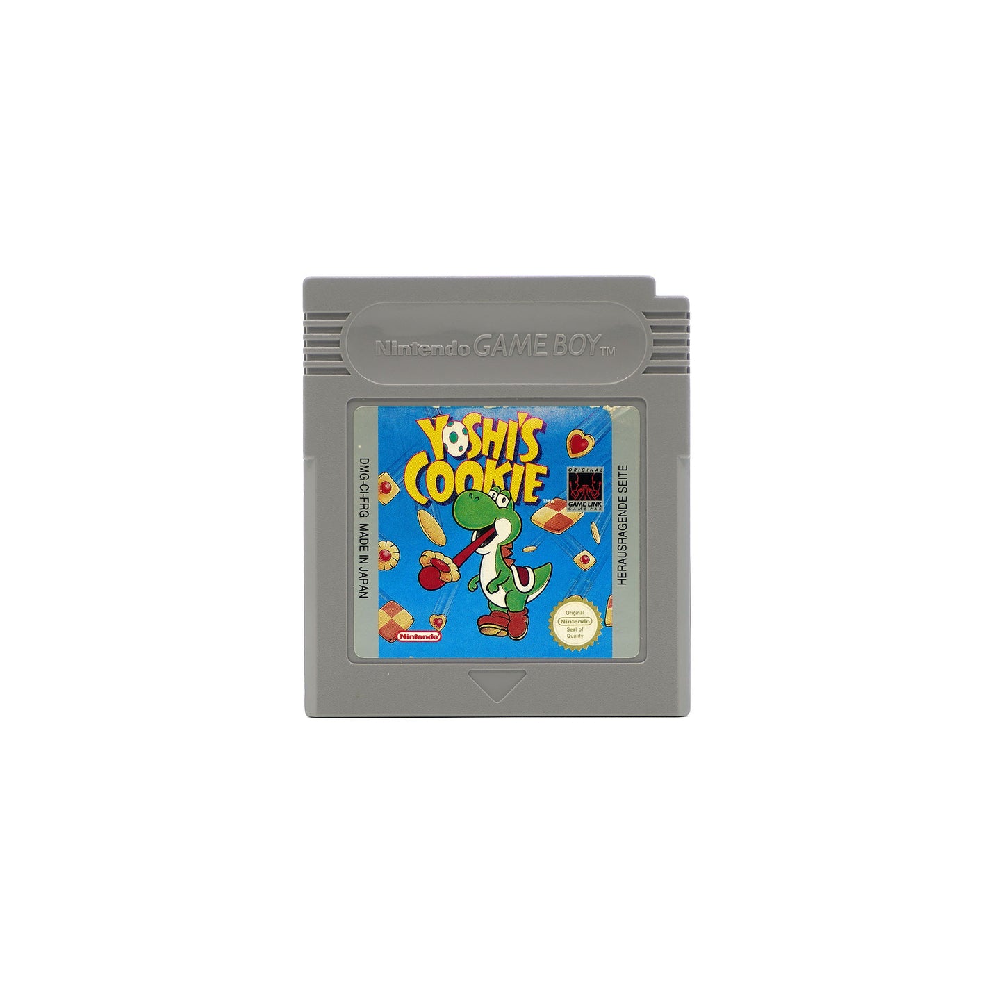 Yoshi's Cookie Spiel für Gameboy in gebrauchtem Zustand - Vorderseite