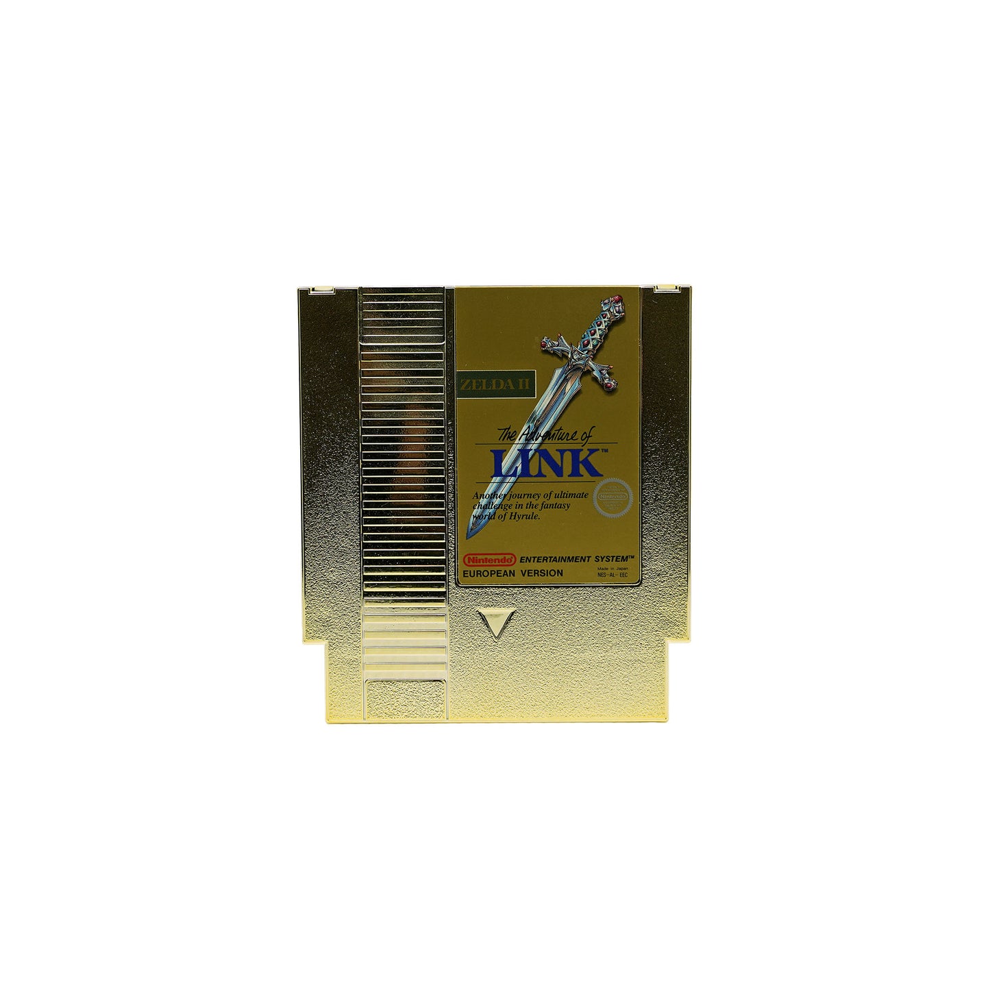 Zelda II: The Adventure of Link NES Cartridge - Vorderseite