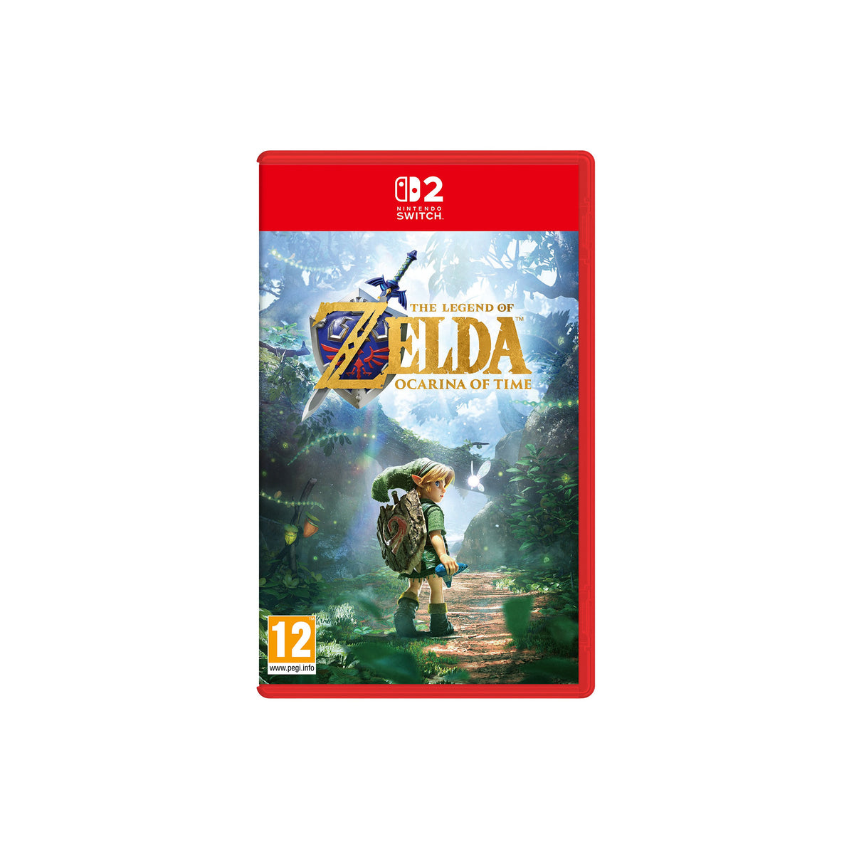 The Legend of Zelda Ocarina of Time Remake für Nintendo Switch 2 in Originalverpackung - Vorderseite