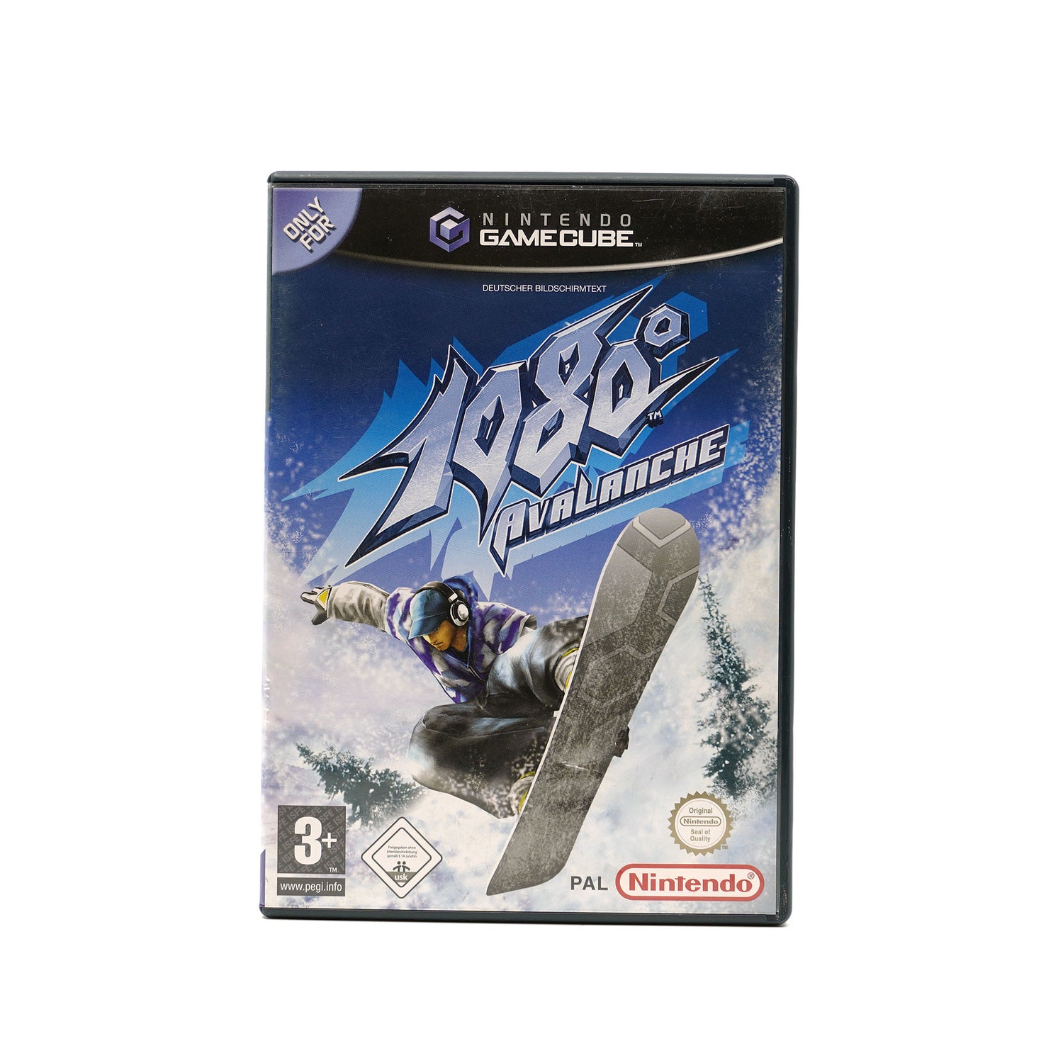 1080° Avalanche Spiel für Nintendo Game Cube mit schwarzer Hülle - Vorderseite