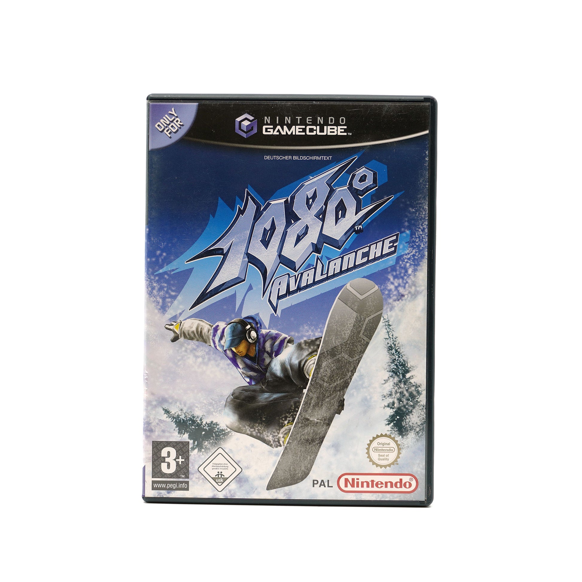 1080° Avalanche Spiel für Nintendo Game Cube mit schwarzer Hülle - Vorderseite