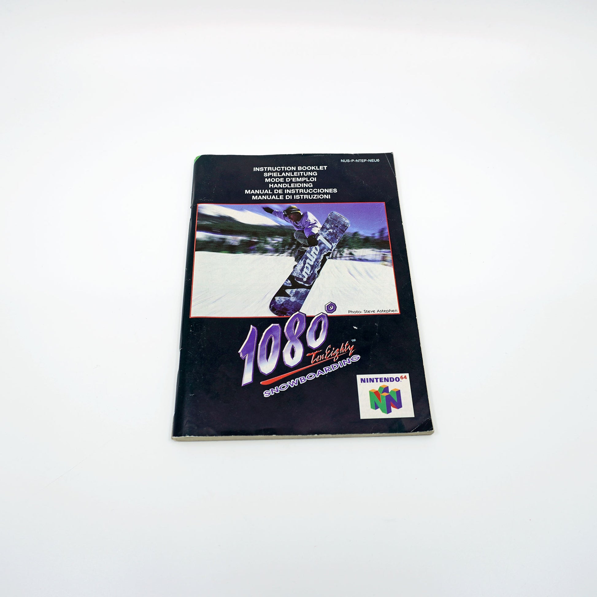 1080° Snowboarding Nintendo 64 Anleitung - Vorderseite