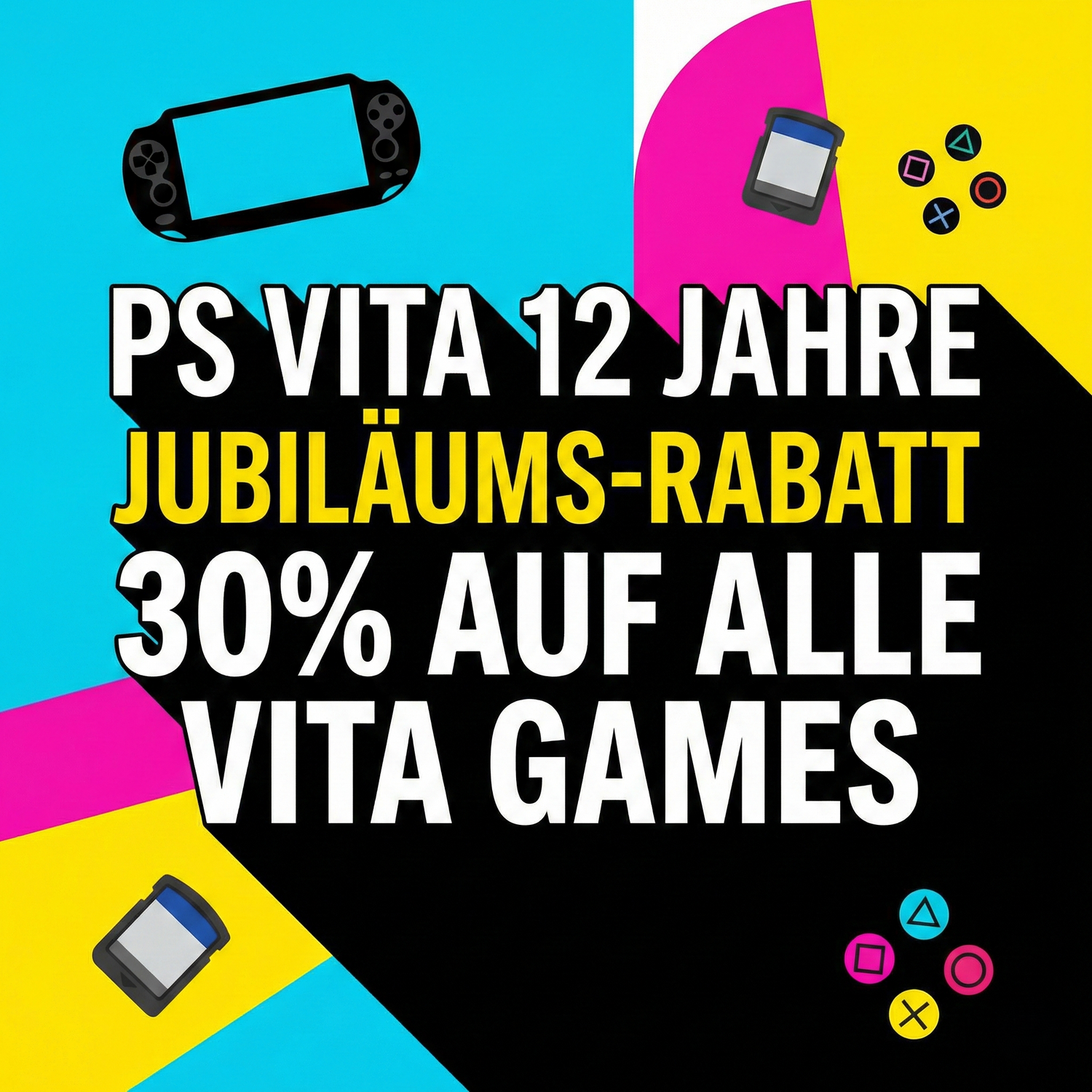 Banner Bild für PS Vita Jubiläums-Rabatt 30% auf alle Games