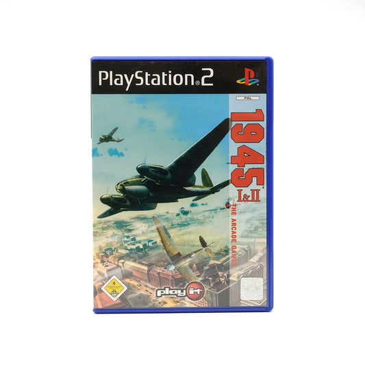 1945 I & II: The Arcade Games Spiel für PlayStation 2 in gutem Zustand - Vorderseite