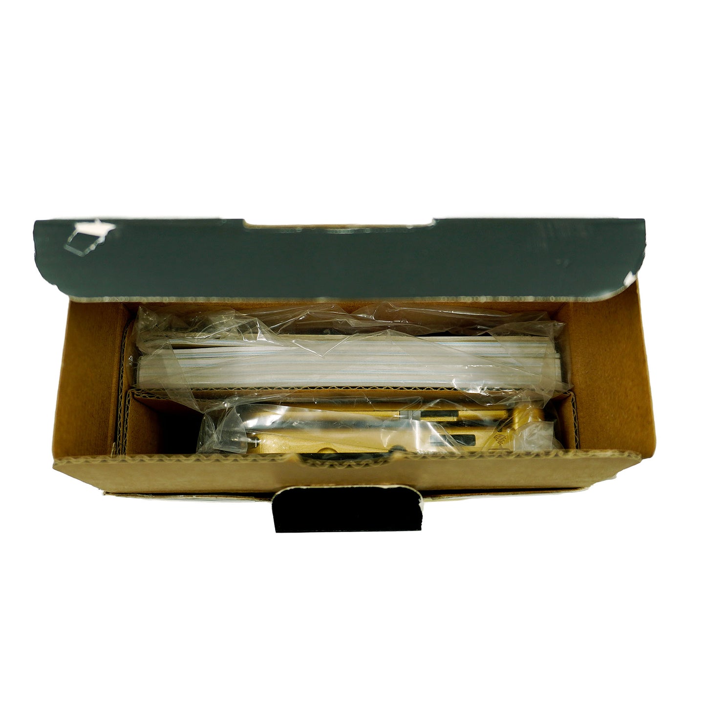 Nintendo 3DS XL Konsole - Zelda A Link Between Worlds Limited Edition in Originalverpackung - Produktfoto Box Seite geöffnet mit Inhalt