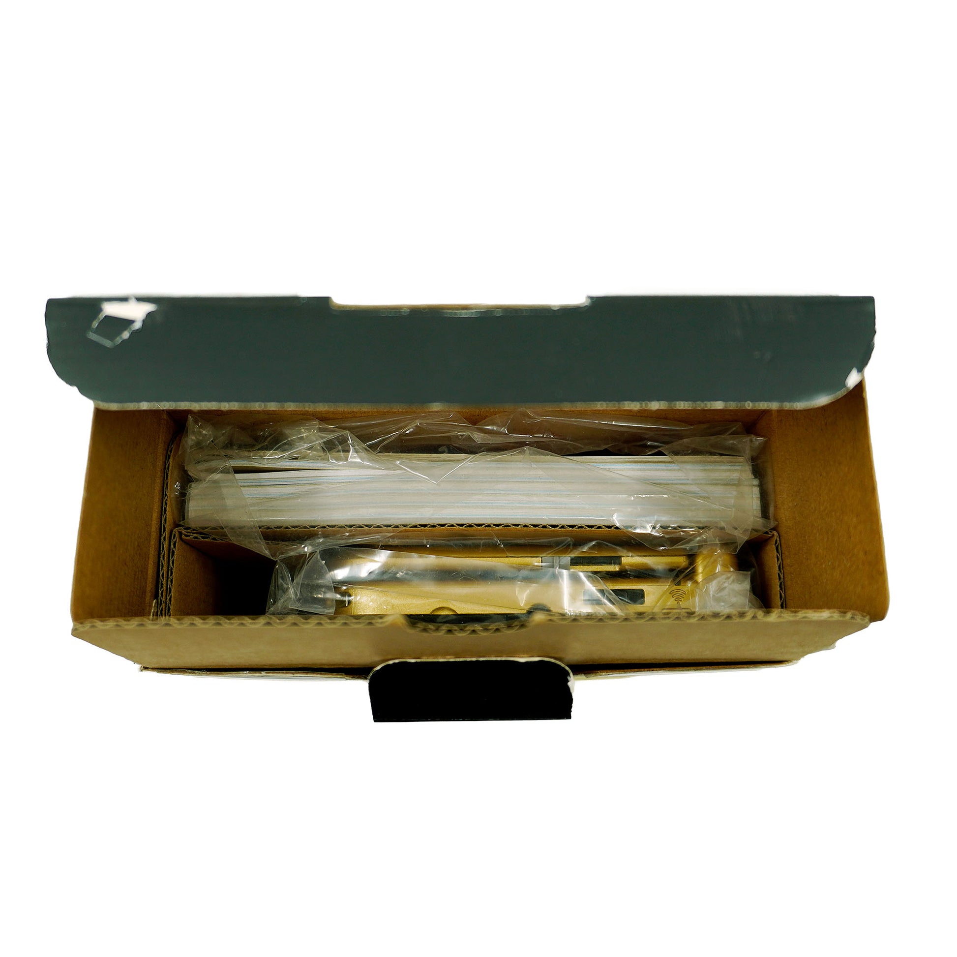 Nintendo 3DS XL Konsole - Zelda A Link Between Worlds Limited Edition in Originalverpackung - Produktfoto Box Seite geöffnet mit Inhalt