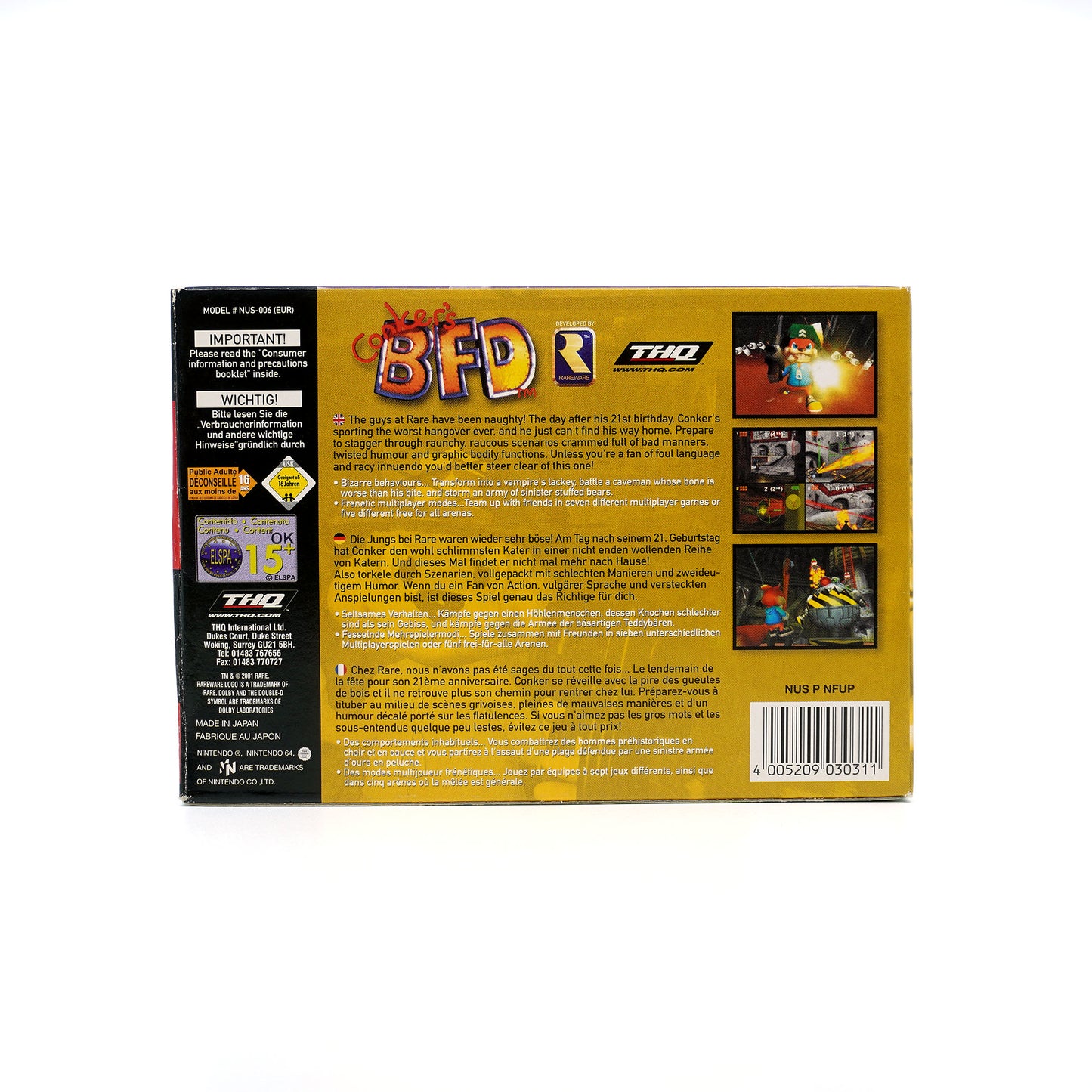 Conker's Bad Fur Day OVP