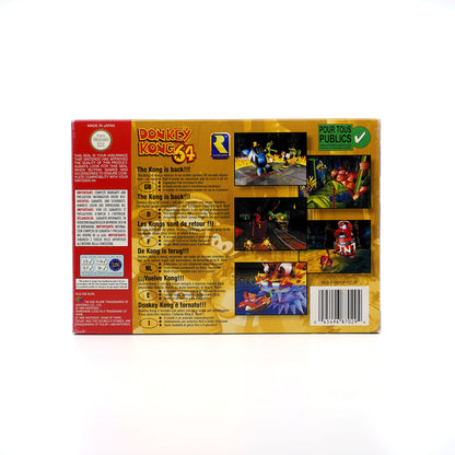 Donkey Kong 64 inkl. Expansion Pak für Nintendo 64 in Originalverpackung - Rückseite