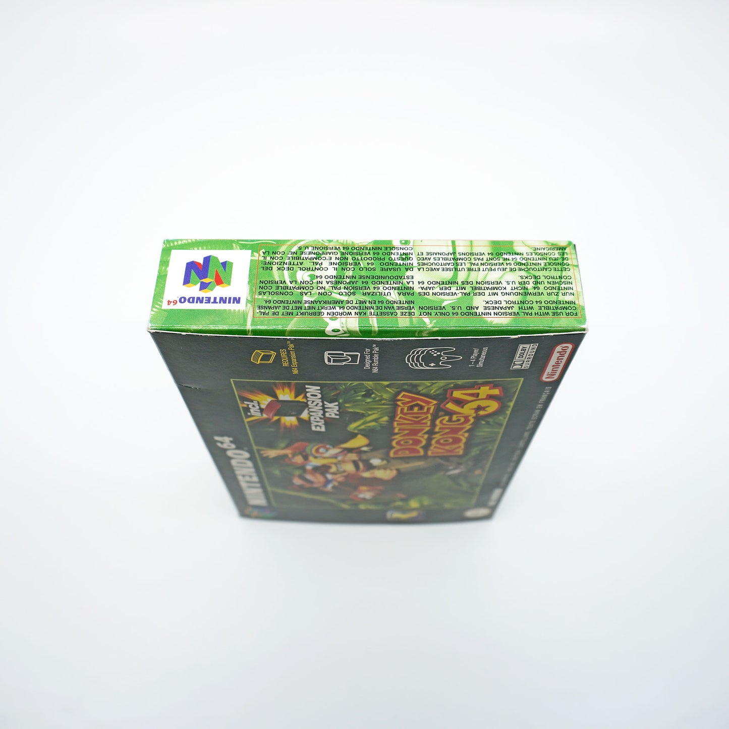 Donkey Kong 64 inkl. Expansion Pak für Nintendo 64 in Originalverpackung - Rechte Seitenansicht