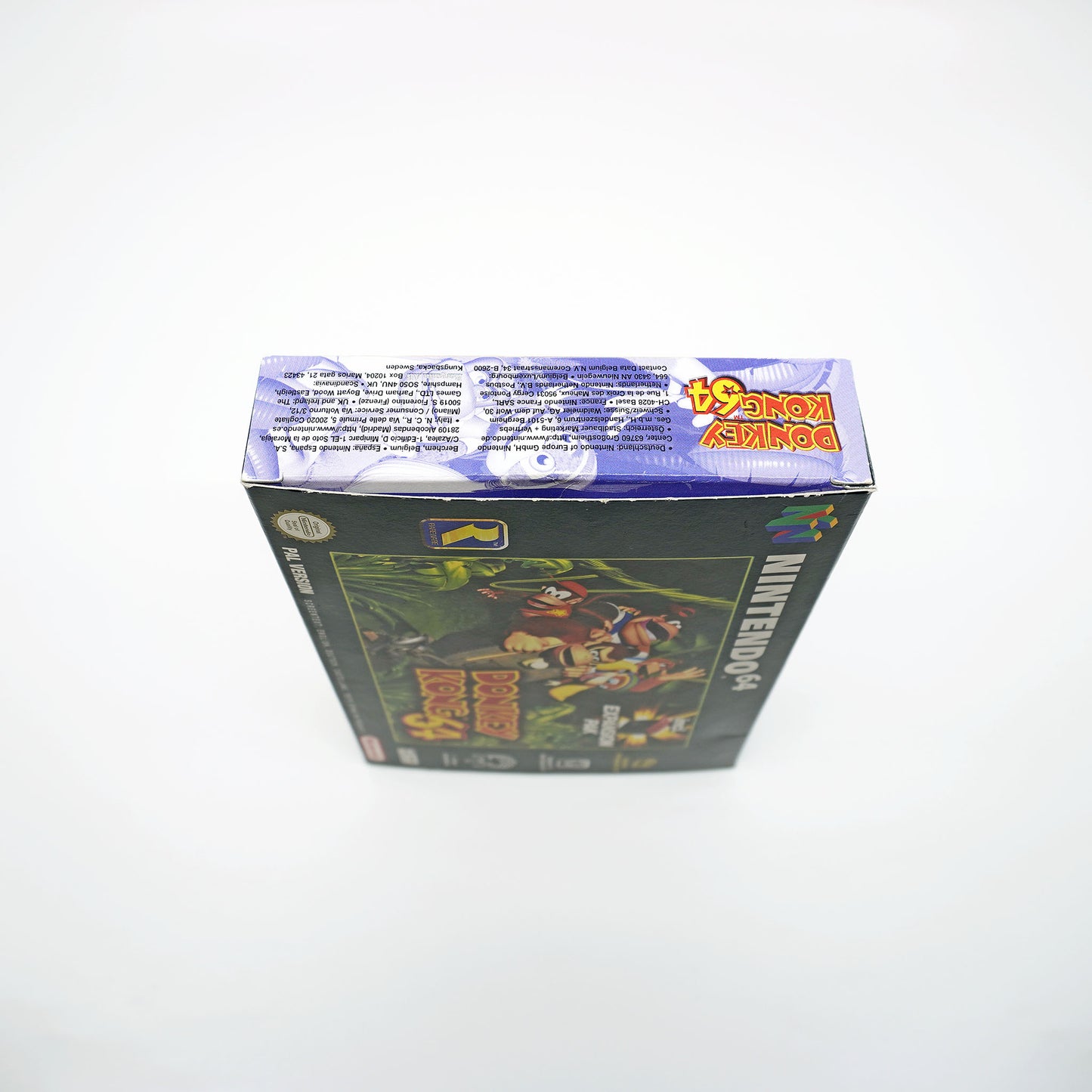 Donkey Kong 64 inkl. Expansion Pak für Nintendo 64 in Originalverpackung - Linke Seitenansicht