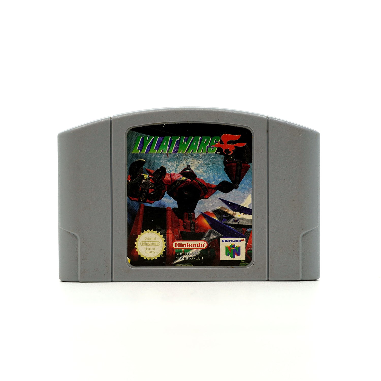 Lylat Wars Spiel für N64 - Produktfoto Modul in gebrauchtem Zustand Vorderseite