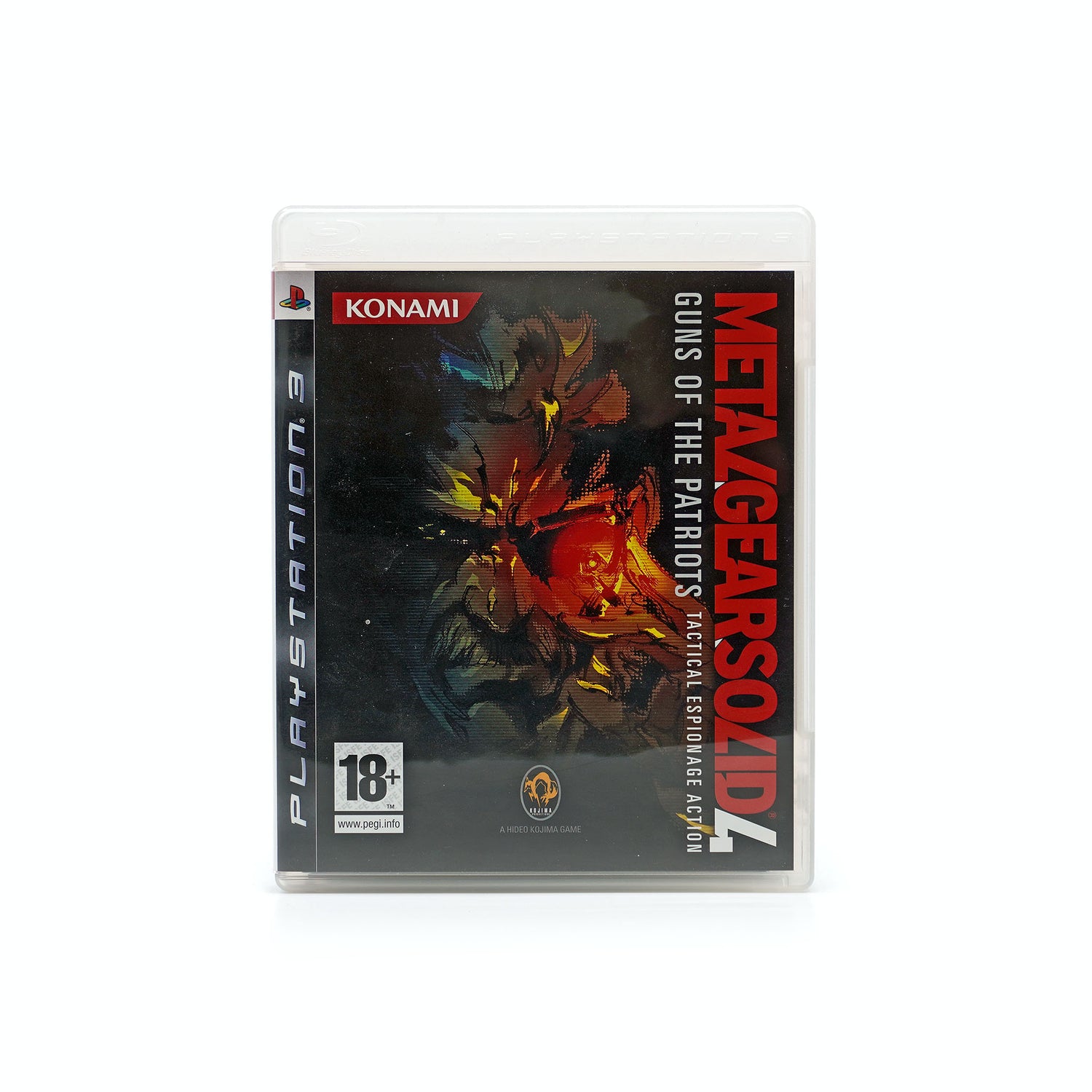 Metal Gear Solid 4 Spiel für PS3 - Produktfoto Erstauflage in gutem Zustand