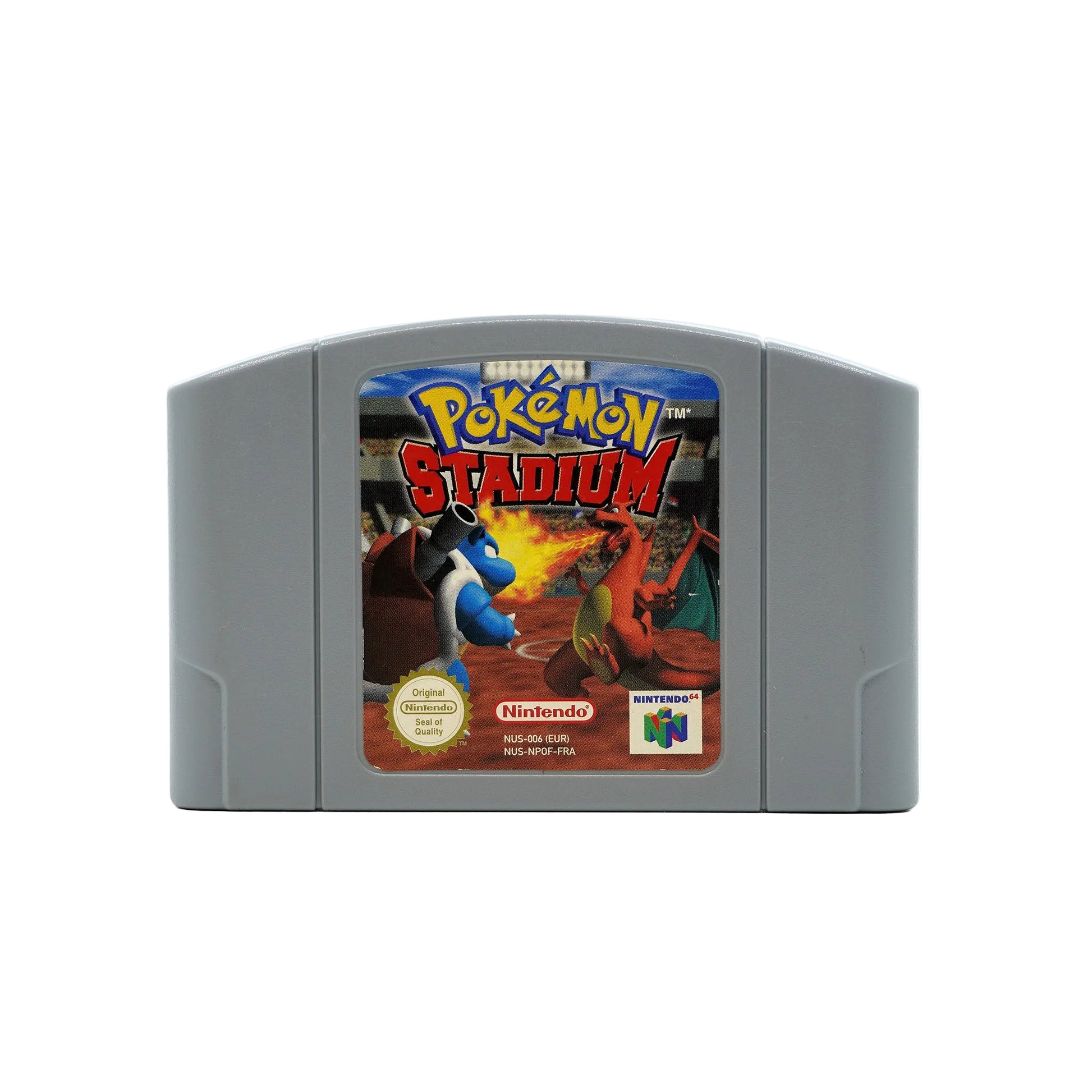Pokémon Stadium Modul für Nintendo 64 in gutem Zustand - Vorderseite