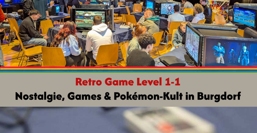 Retro Game Level 1-1 - Nostalgie, Games & Pokémon-Kult Event Banner