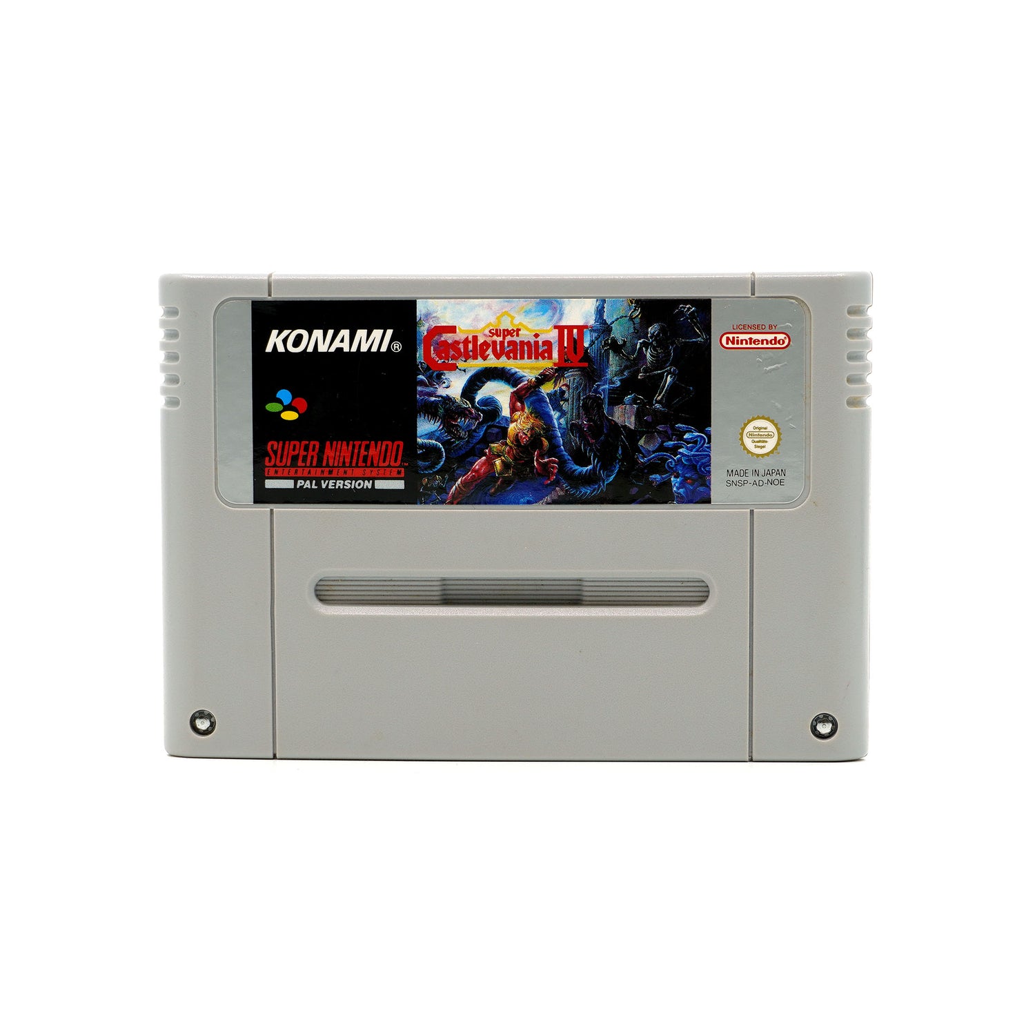 Super Castlevania 4 Spiel für SNES - Produktfoto Modul Vorderseite