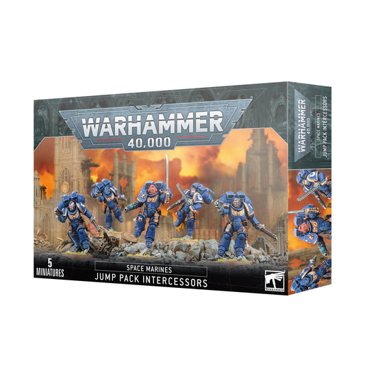 Warhammer 40.000 Space Marines Intercessoren mit Sprungmodul