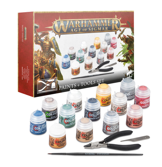 Warhammer Age of Sigmar Farben + Werkzeugset 2024