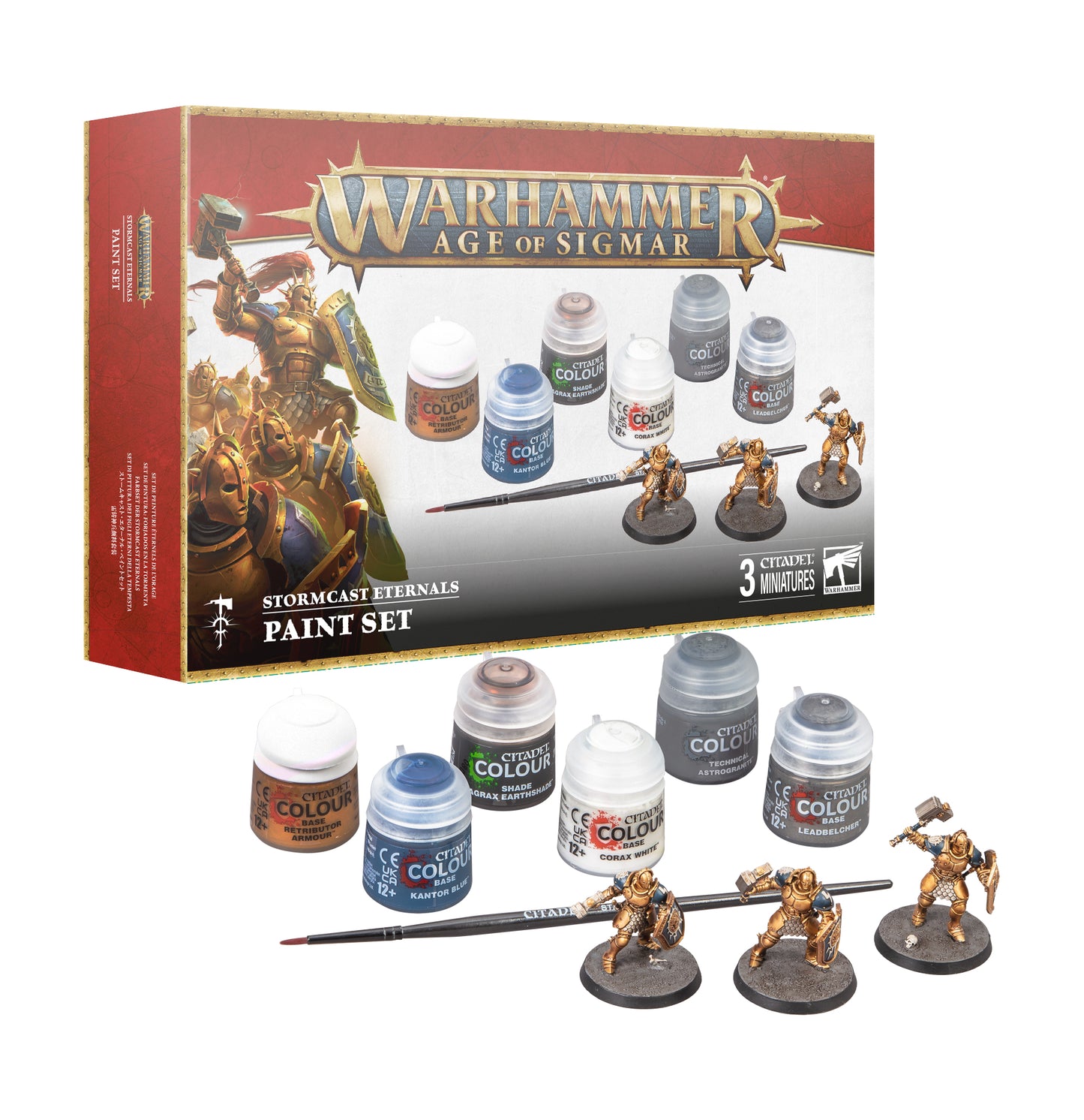 Warhammer Age of Sigmar Sturmgeschmiedete Ewige mit Farben 2024