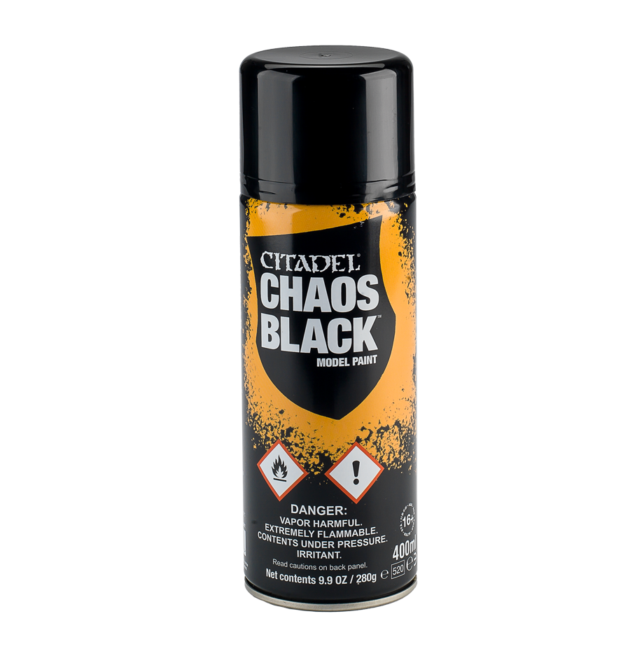 Warhammer Spray Chaos Black