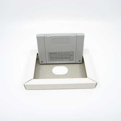 Super Mario World 2 Yoshi's Island Modul mit Inlay für Super Nintendo Entertainment System - Rückseite