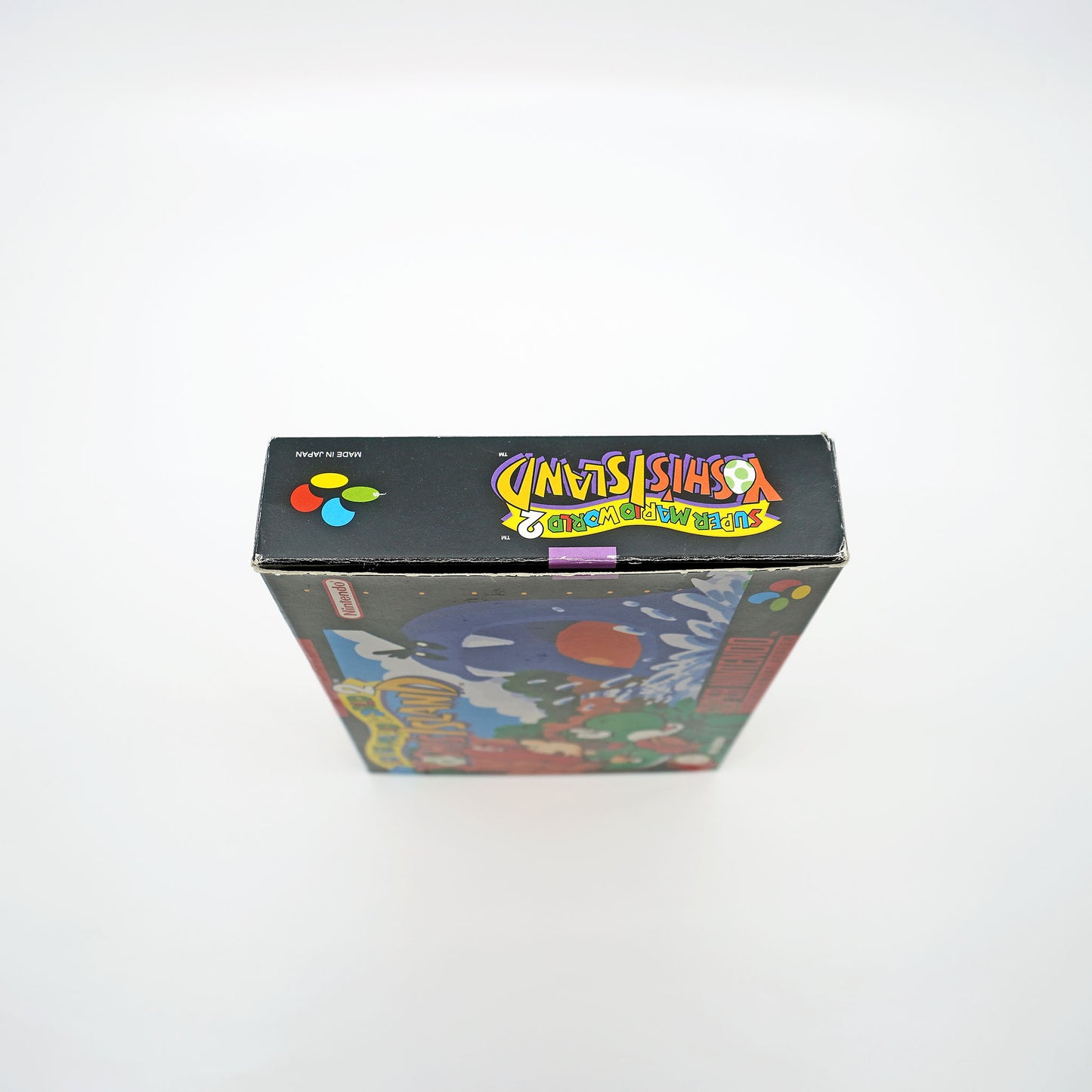 Super Mario World 2 Yoshi's Island für Super Nintendo Entertainment System in Originalverpackung - Seitenansicht