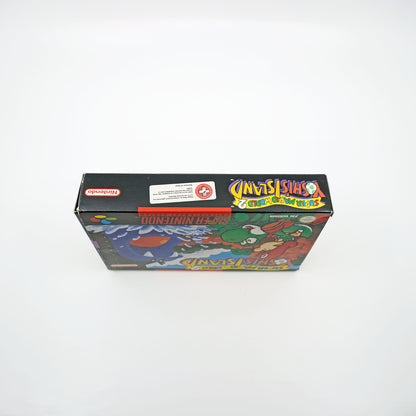 Super Mario World 2 Yoshi's Island für Super Nintendo Entertainment System in Originalverpackung - Unterseite