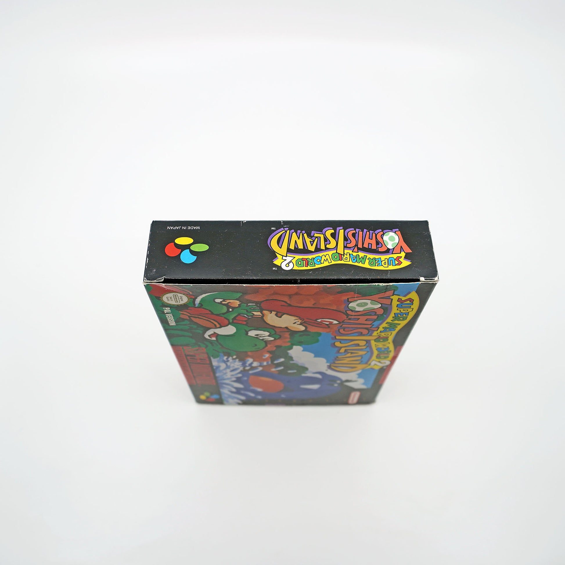 Super Mario World 2 Yoshi's Island für Super Nintendo Entertainment System in Originalverpackung - Seitenansicht
