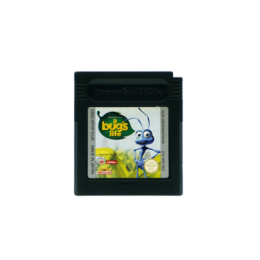 A Bugs Life Spiel für Game Boy Color mit schwarzem Gehäuse - Vorderseite