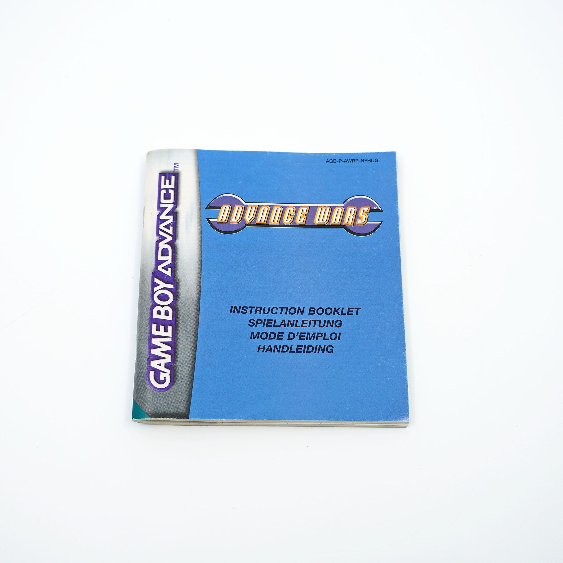 Advance Wars Game Boy Advance Anleitung - Vorderseite