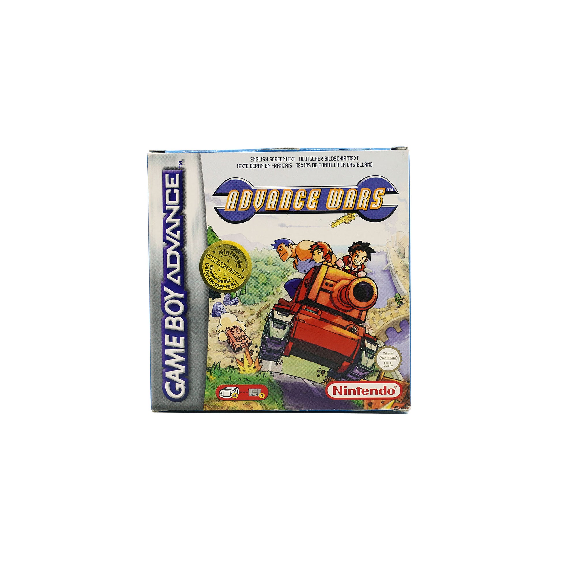 Advance Wars Spiel für Game Boy Advance in Originalverpackung - Vorderseite