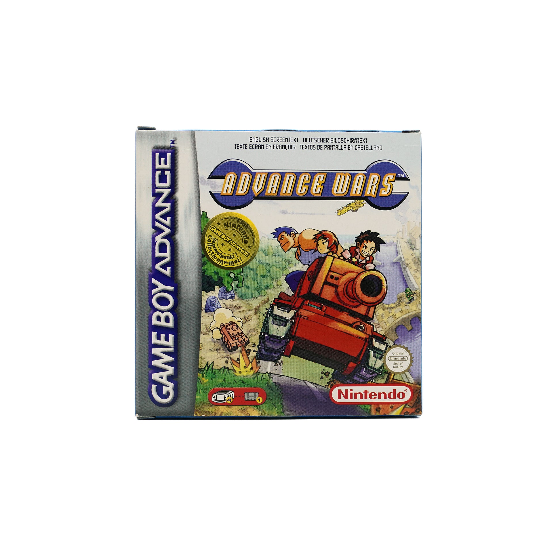 Advance Wars Spiel für Game Boy Advance in Originalverpackung - Vorderseite