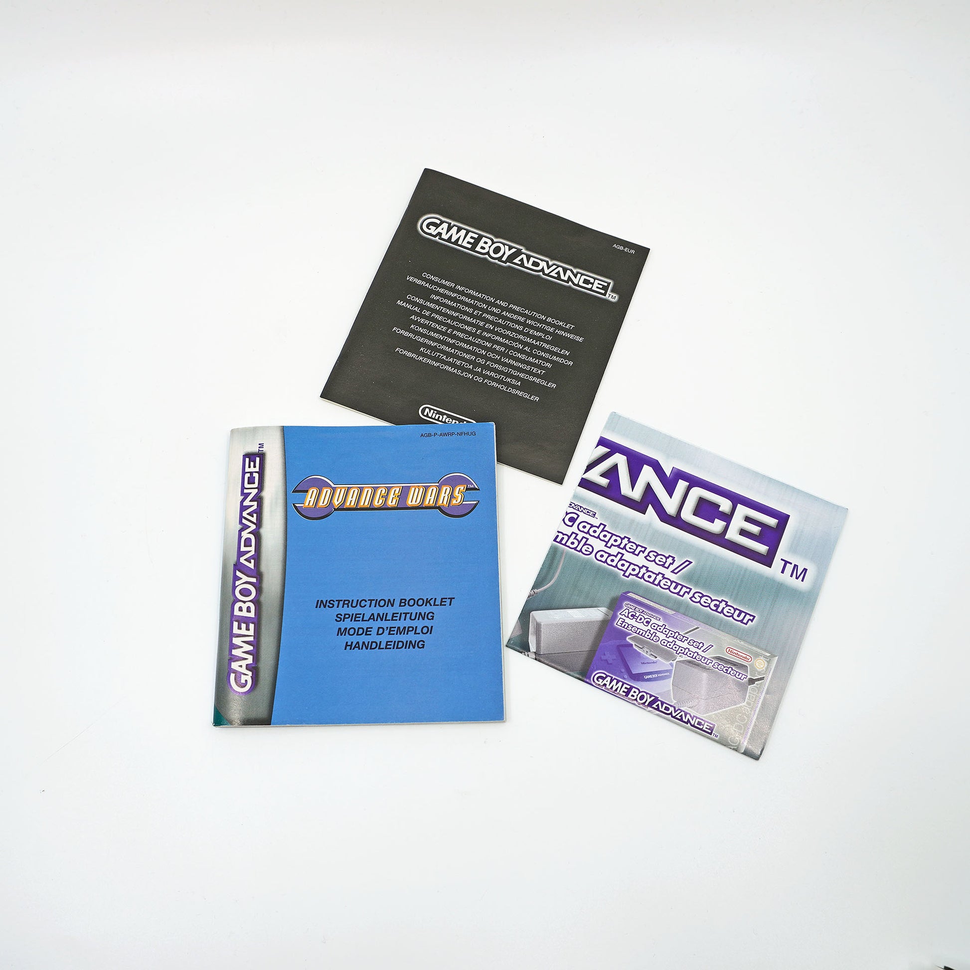 Advance Wars Game Boy Advance Anleitung - Vorderseite
