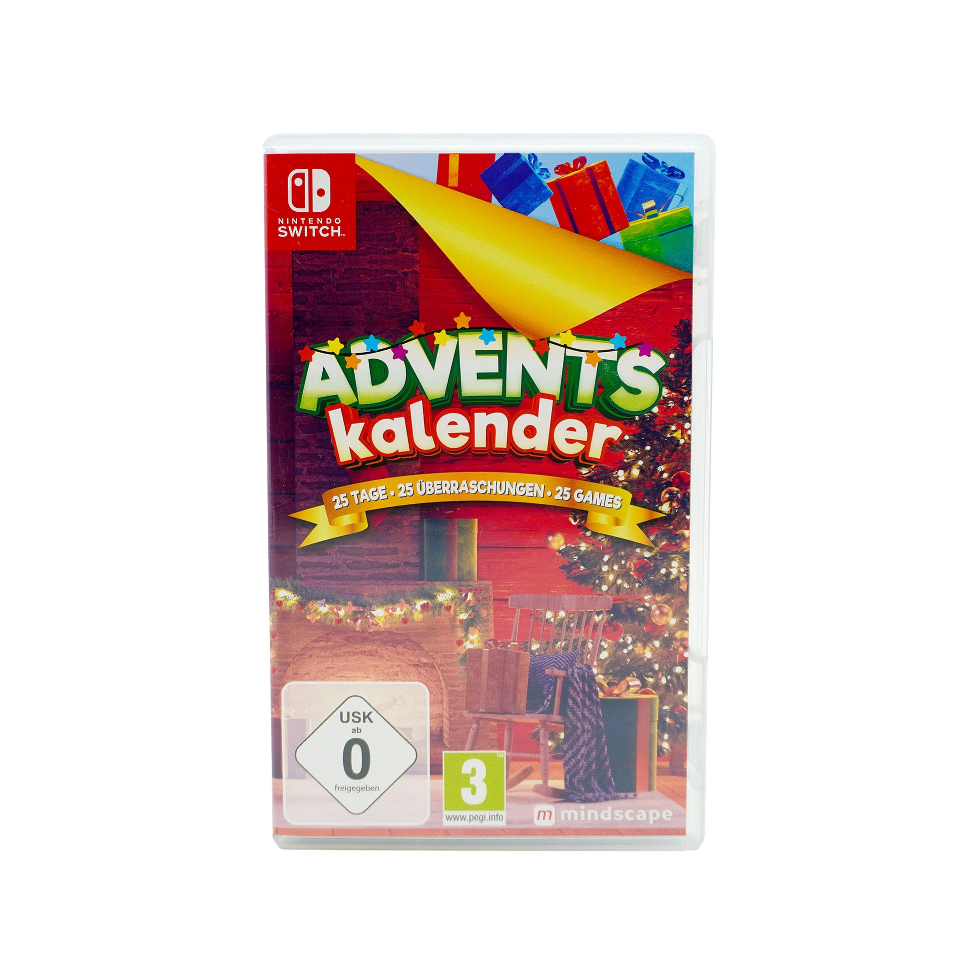 Adventskalender für Nintendo Switch in Originalverpackung – Vorderseite