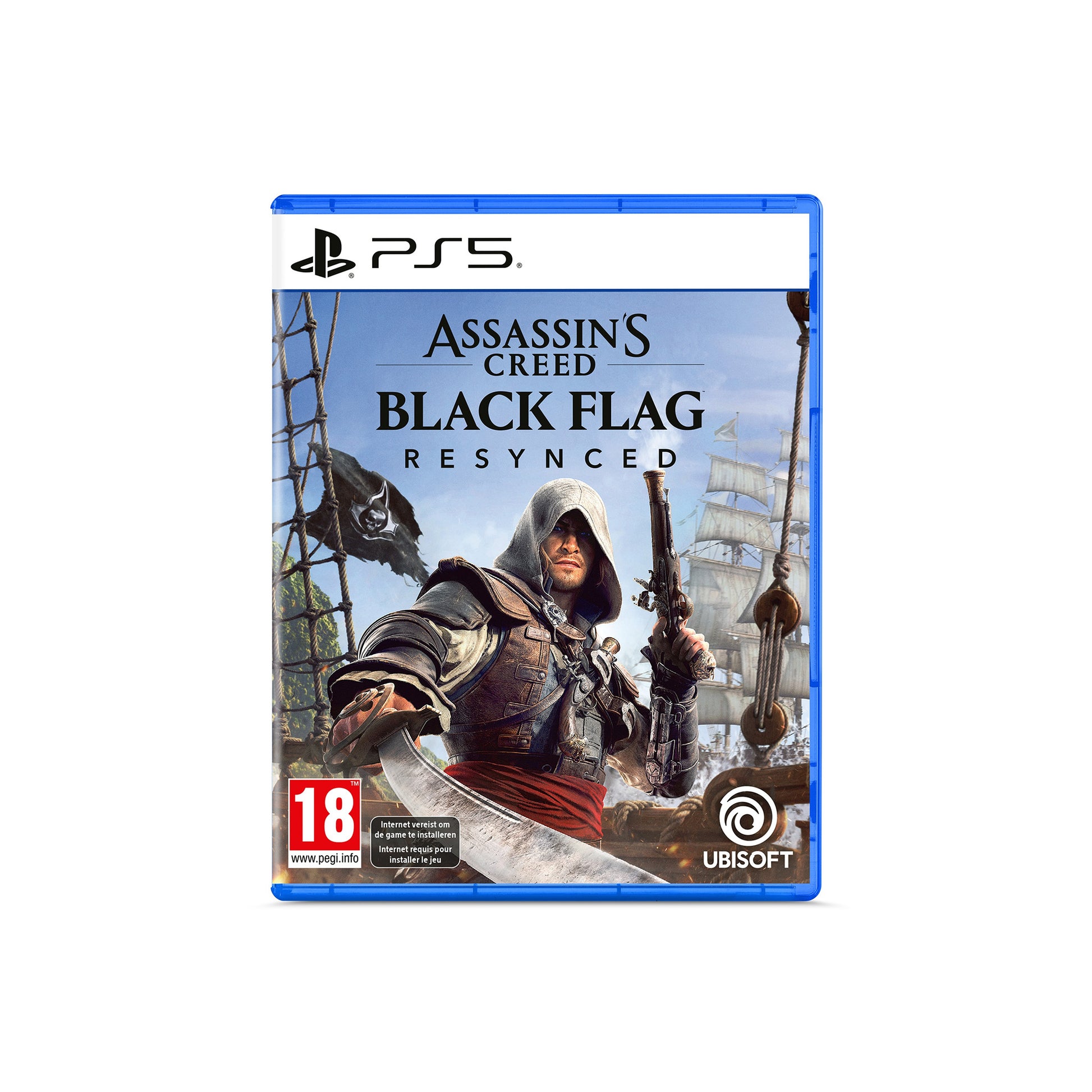 Assassin's Creed Black Flag Resynced für PlayStation 5 in Originalverpackung - Vorderseite
