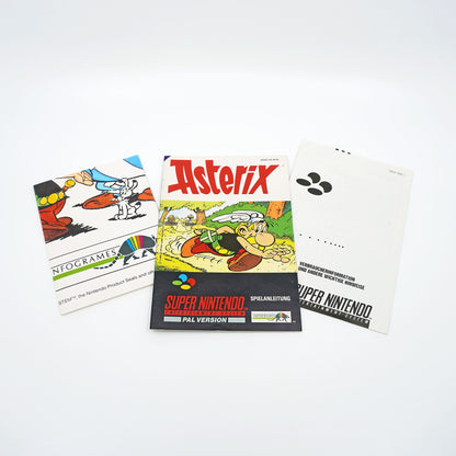 Asterix SNES Anleitung - Vorderseite
