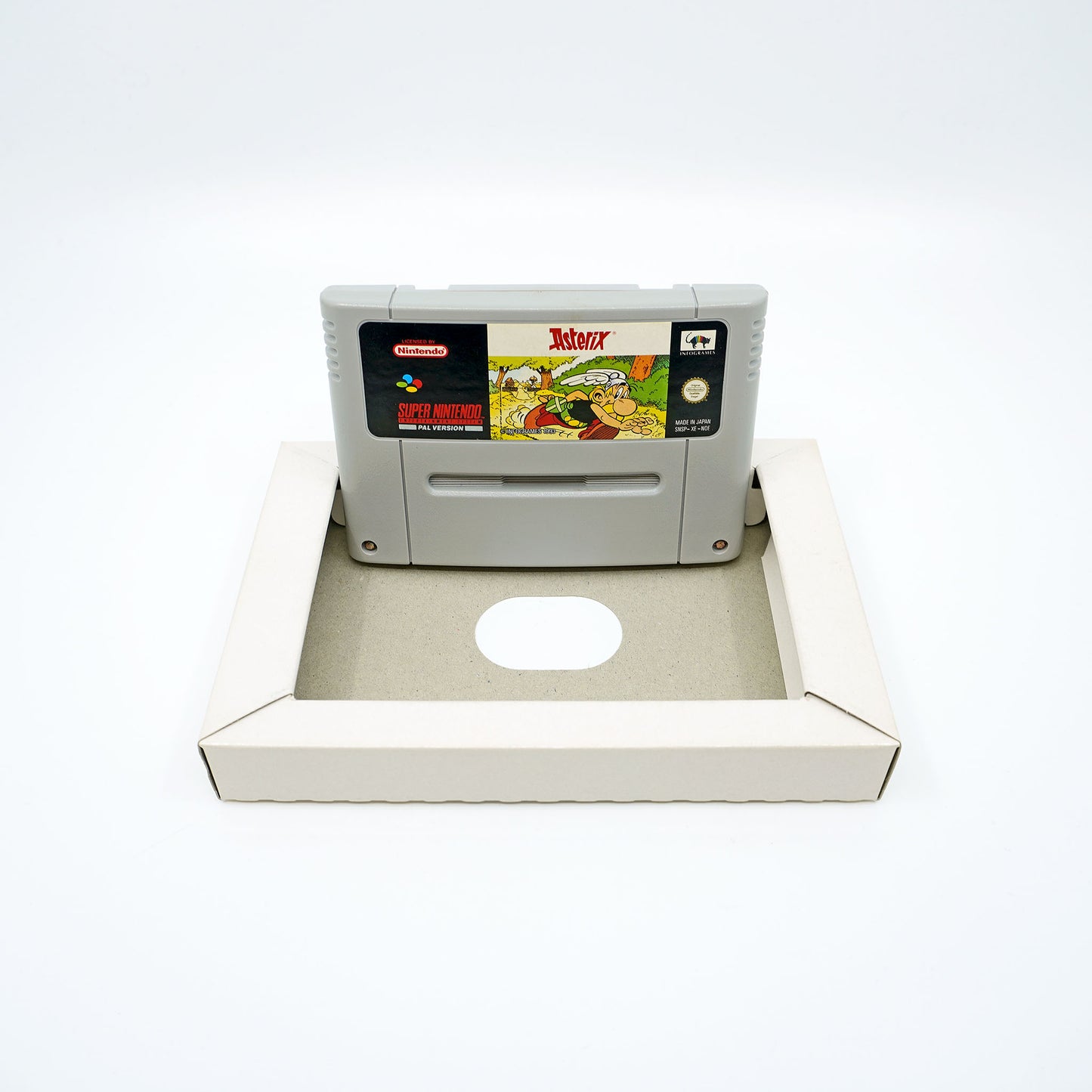 Asterix SNES Cartridge - Vorderseite