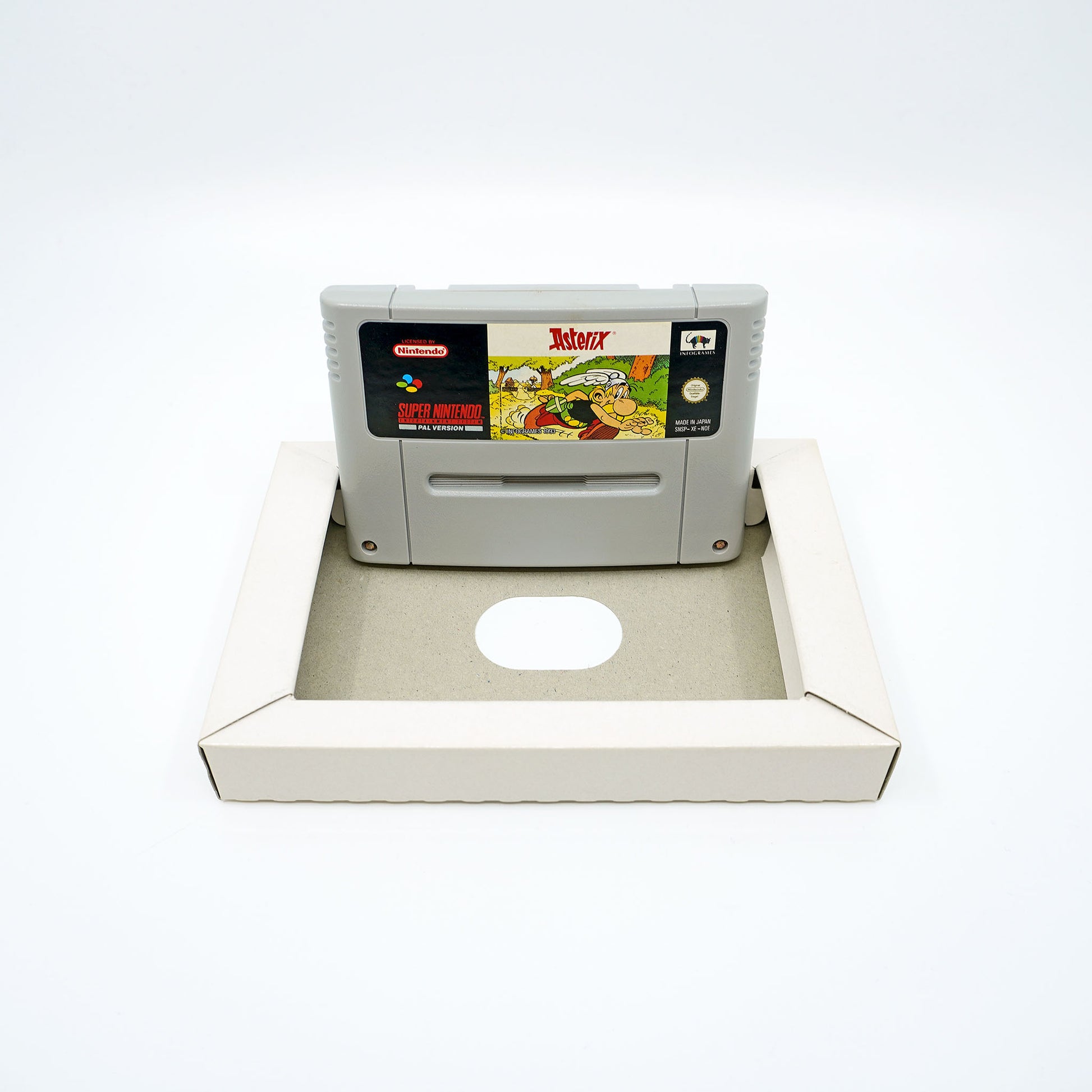 Asterix SNES Cartridge - Vorderseite
