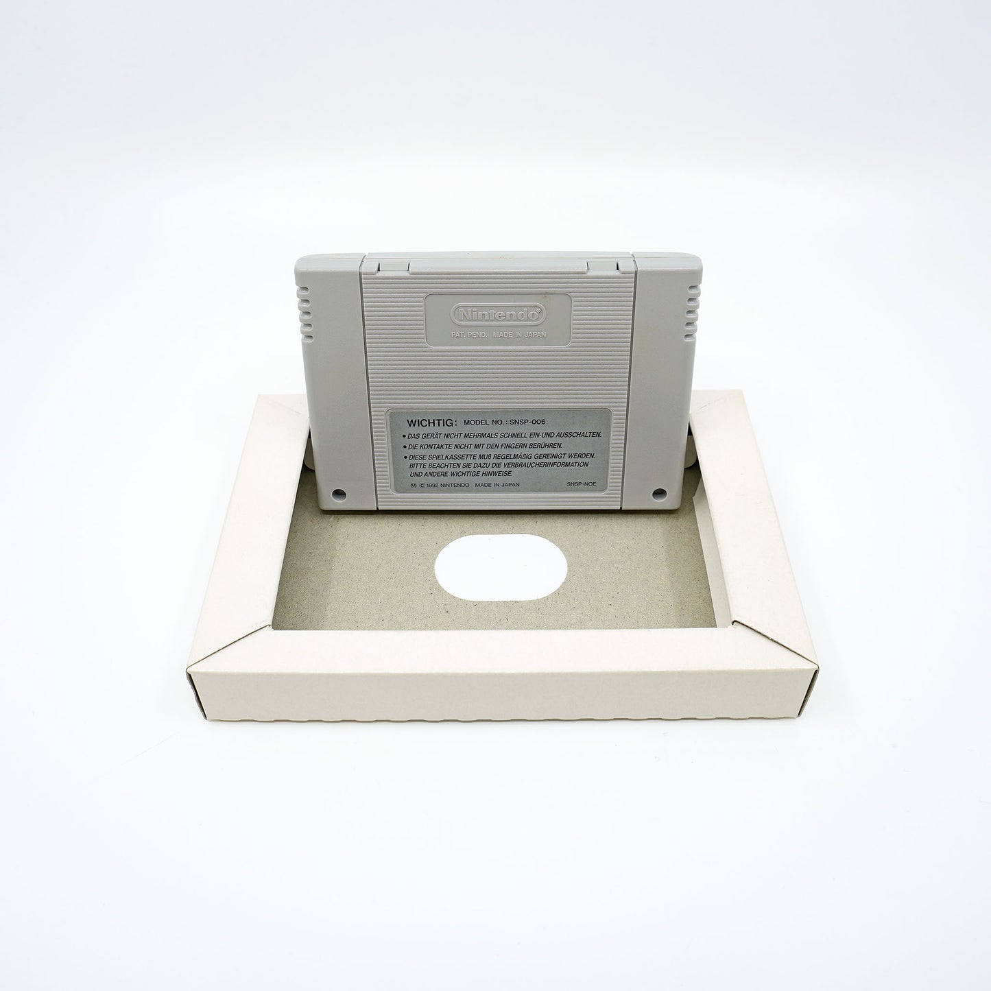 Asterix SNES Cartridge - Rückseite