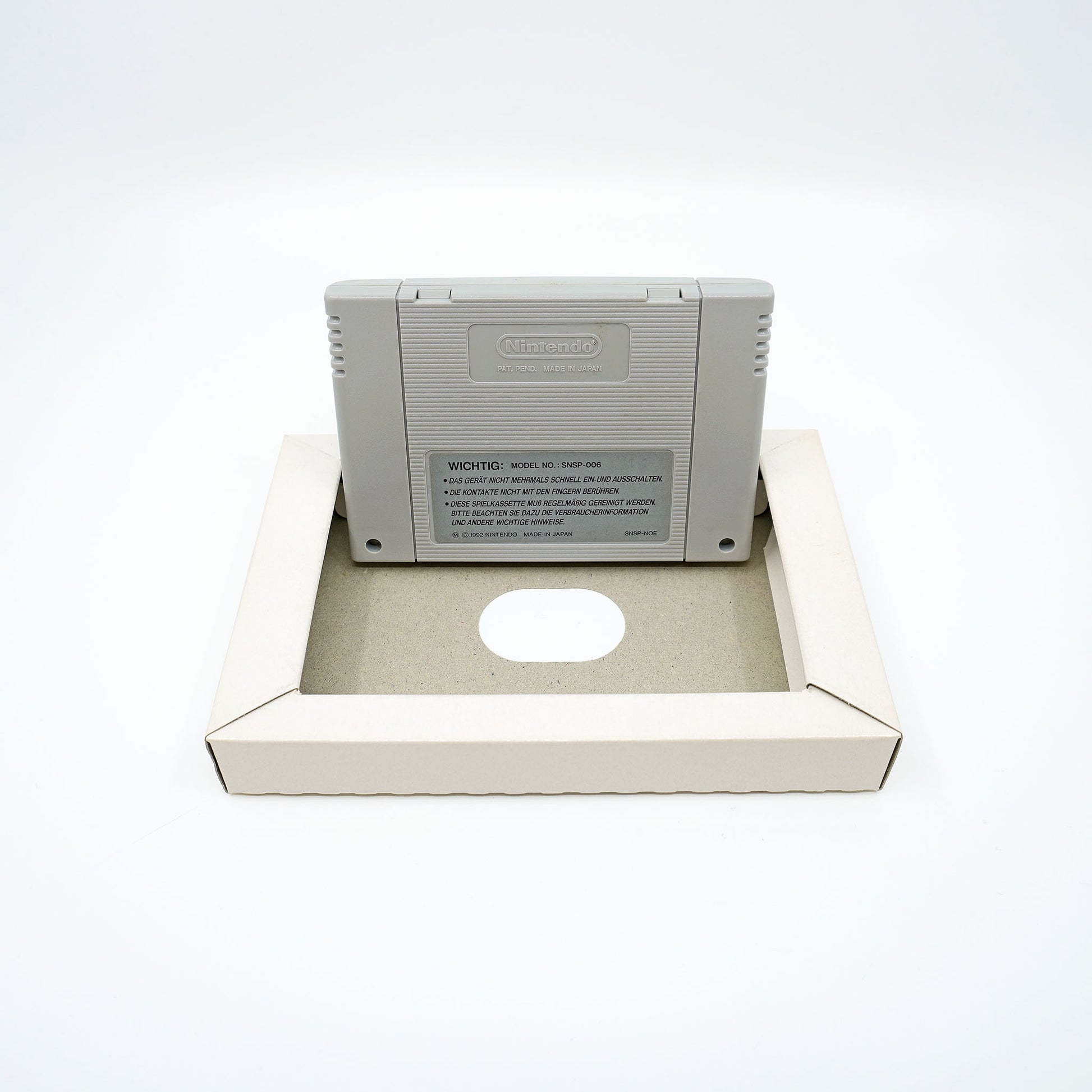 Asterix SNES Cartridge - Rückseite
