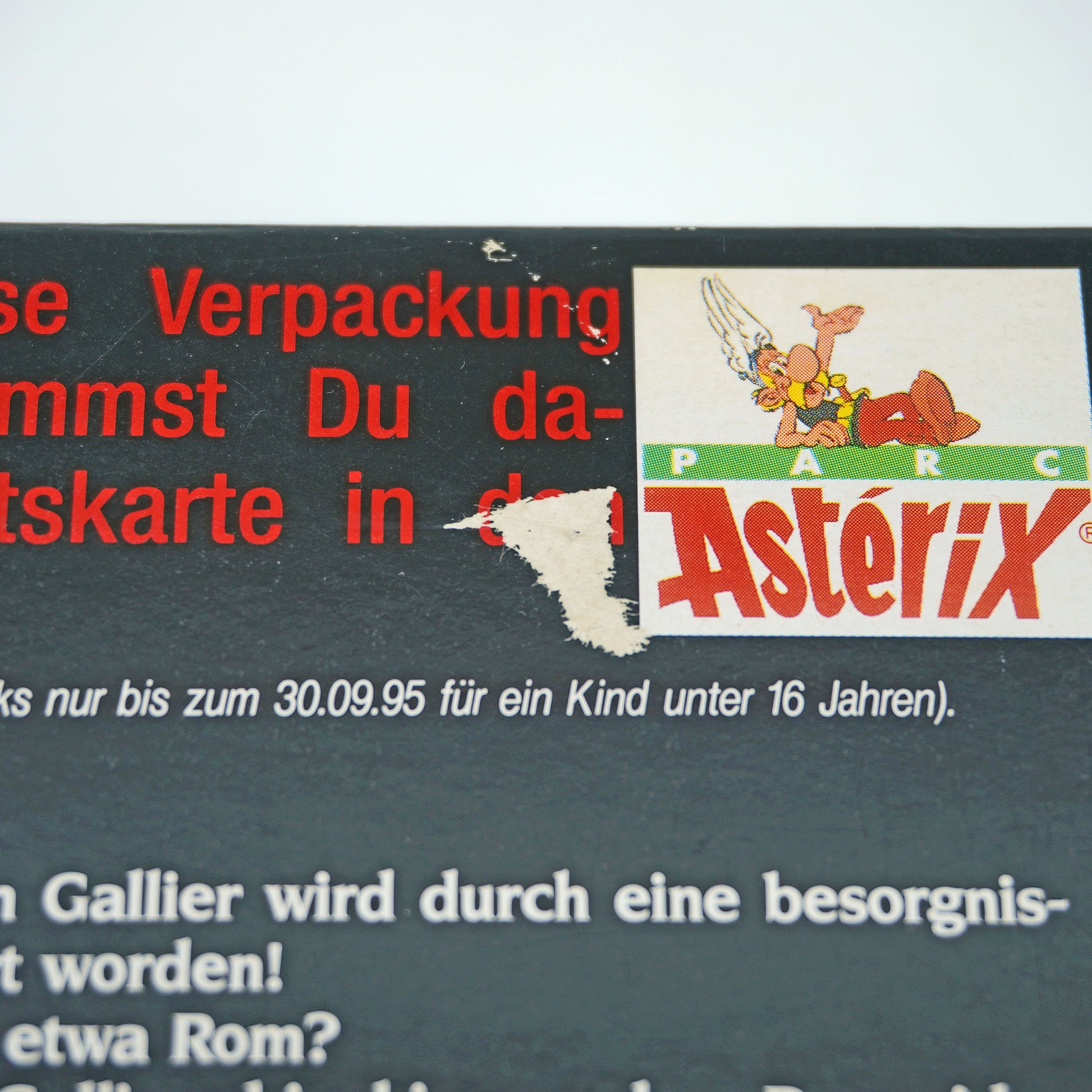 Nahaufnahme von Mängeln an der Rückseite