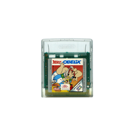 Astérix und Obélix Spiel für Gameboy Color in transparentem Gehäuse - Vorderseite