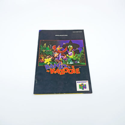 Banjo-Kazooie Nintendo 64 Anleitung - Vorderseite
