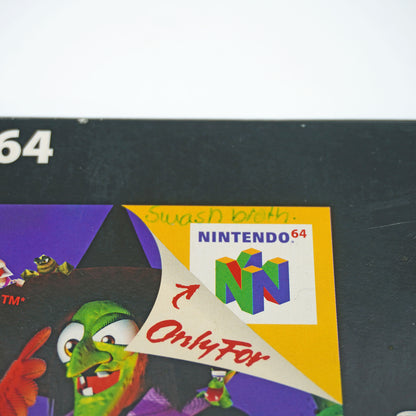 Nahaufnahme von Aufschrift auf Cover