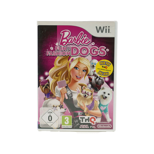 Barbie Fun & Fashion Dogs Spiel für Wii - Vorderseite