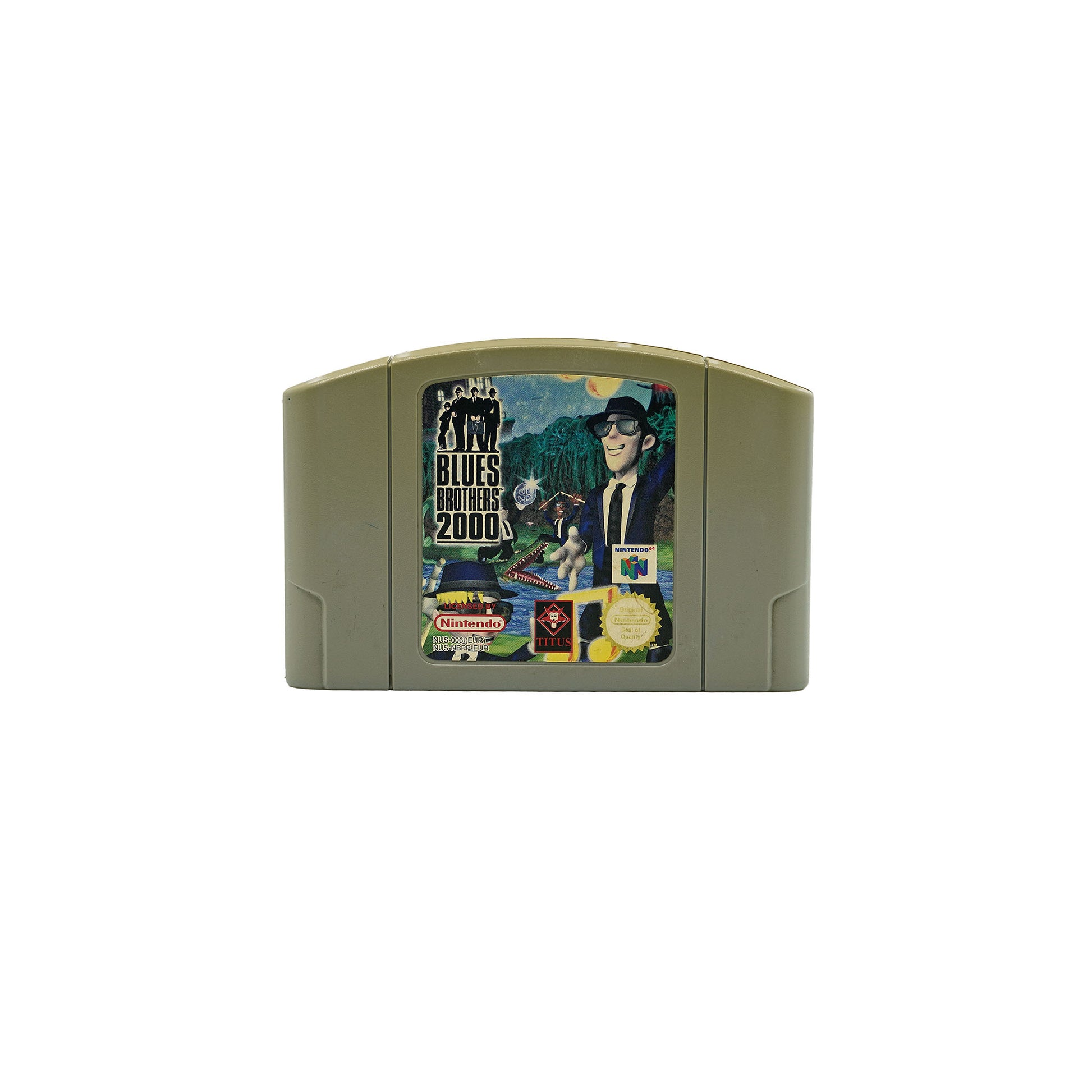 Blues Brothers 2000 Spiel für Nintendo 64 gebraucht - Vorderseite